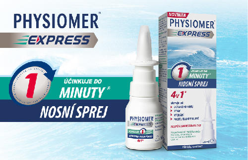 osvoboďte svůj ucpaný nos zdarma s produktem Omega Pharma - Physiomer Express 20 ml